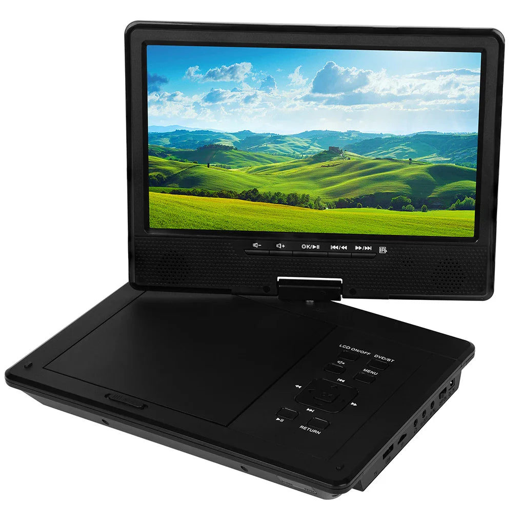 12.5" Portable HD DVD Player – Wireless Bluetooth, Full-Format Support, In-Car & Home CD Player