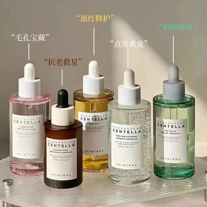 SKIN1004 Angel Skin Care Set — Centella Asiatica Essence, Eye Cream, Cleanser, Toner & Sun Cream for Moisturizing & Brightening