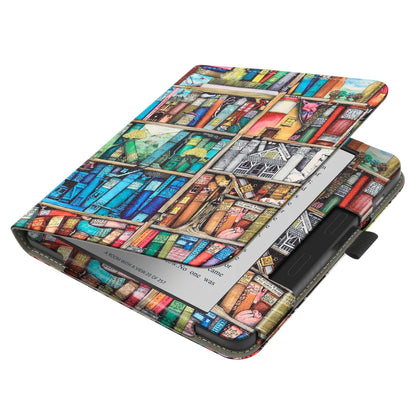 KOBO Libra 7" Leather Case – Hand Strap, Stand & Card Slot Cover for Libra Colour, Libra 2, Libra H2O (N428/N418/N873)