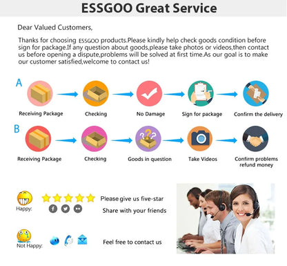 ESSGOO 2-Din Android Car Radio — 7/9/10" CarPlay Multimedia Player with GPS, Stereo Video Player for Tesla-Style, Nissan & Hyundai