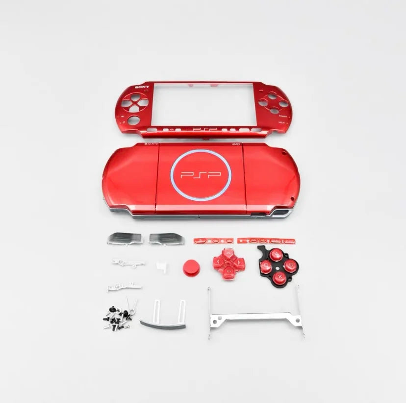 Replacement Faceplate Shell Case for PSP 3000 – Full Housing Cover with Buttons Kit for PSP3000 3006 3008