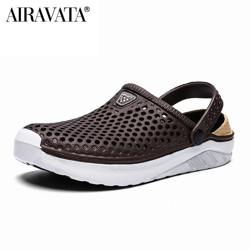 Unisex Fashion Beach Sandals – Waterproof Anti-Slip Flip Flops with Thick Sole for Men & Women