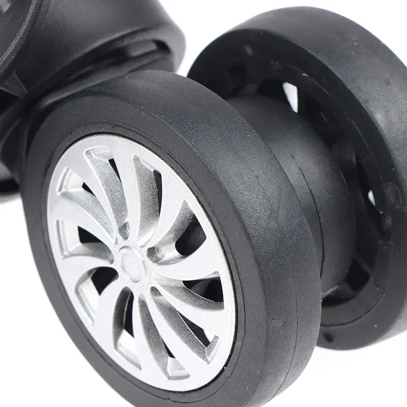 Universal 360° Swivel Suitcase Wheels — Replacement Trolley Luggage Wheels
