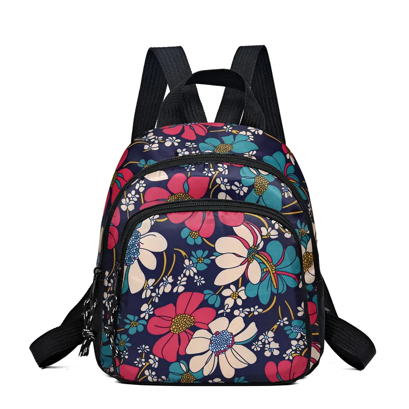 Trendy Floral Backpack Multi-Design – Lightweight Adjustable Strap Casual Daily Use Bag, Stylish Gift Backpack
