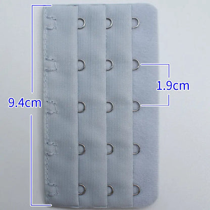 2PCS/4PCS Strap Extender Set – 3-Hook, 5-Row Adjustable Candy Color Bra Extenders for Women