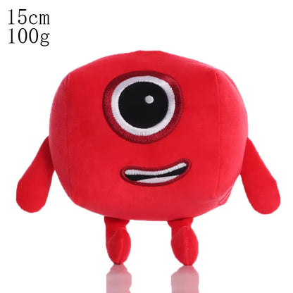 Children’s Educational Animation Digital Building Blocks Toy – Math Plush Doll Game, Birthday Gift