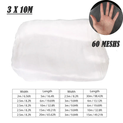 Garden Insect Protection Net – Greenhouse Protective Cover for Flowers, Vegetables, and Fruit Plants