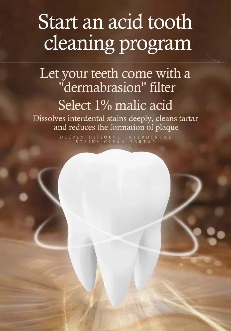 Teeth Whitening Toothpaste – Fruit Acid Formula for Plaque Removal, Stain & Calculus Cleanser, Fresh Breath & Oral Hygiene