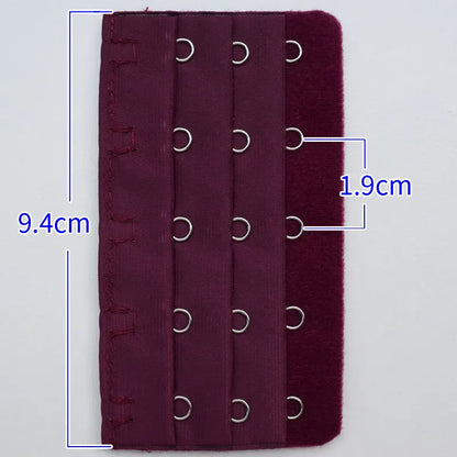 2PCS/4PCS Strap Extender Set – 3-Hook, 5-Row Adjustable Candy Color Bra Extenders for Women