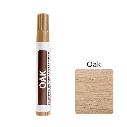 Creative Furniture Repair Pens Set — 8 Colors Wood Scratch Restoration Kit with Patch Paint Pens and Crayons, Large-Capacity Markers