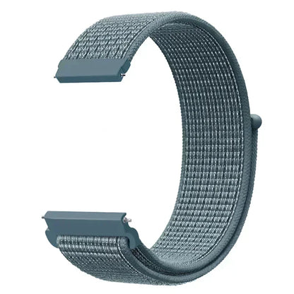 22mm Sport Nylon Loop Watch Band – Breathable Replacement Wristband for NORTH EDGE APACHE-46 Smartwatch, Durable Adjustable Strap
