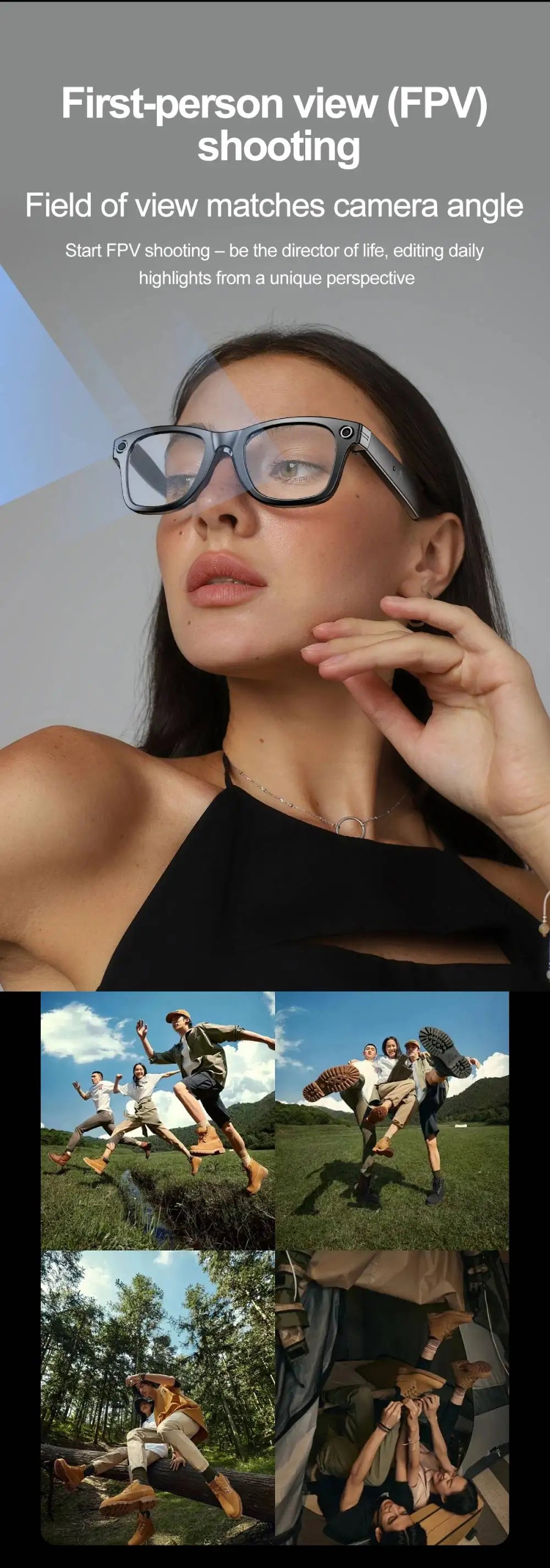 2025 Xiaomi Smart Glasses — AI Interactive Translation & Photography Video Smart Sunglasses for iOS & Android