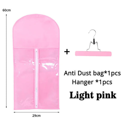 Wig Storage Bag with Hanger - Dustproof Protective Organizer Case for Hair Extensions & Wigs