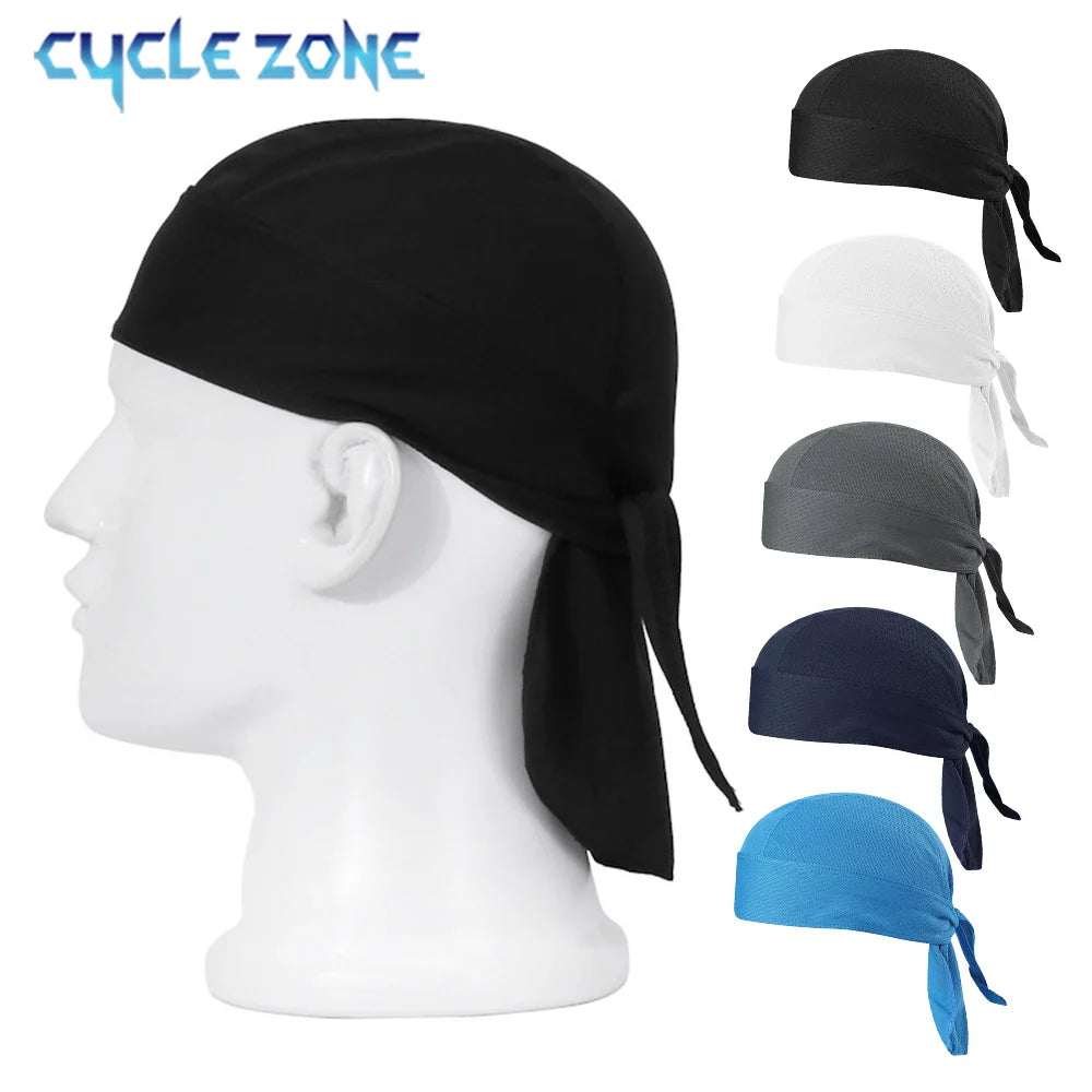 Bicycle Cycling Headband — Sweat-Wicking, Quick-Dry Sun-Protective Headscarf Bandana for Outdoor Sports