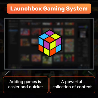 Launchbox 500GB Gaming Hard Drive Emulator for PS4, Switch, GameCube, PS3, PS2, Wii, WiiU with 3700+ 3D & AAA PC Games