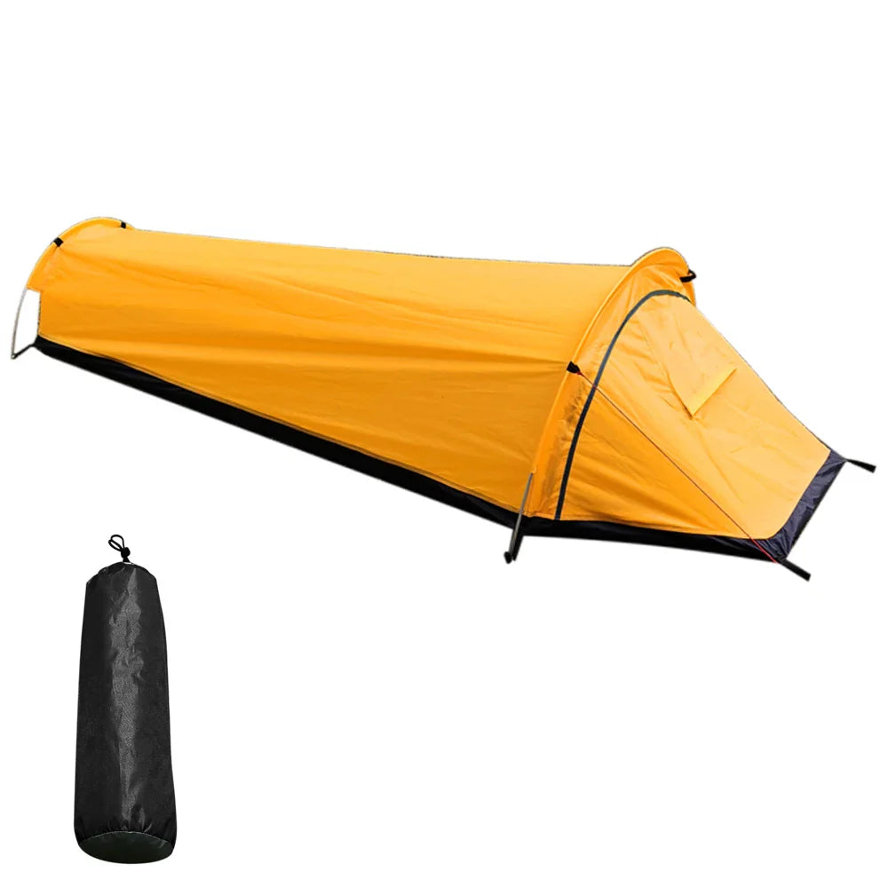 Lightweight Backpacking Tent – Outdoor Camping Sleeping Bag Tent for Single Person Use