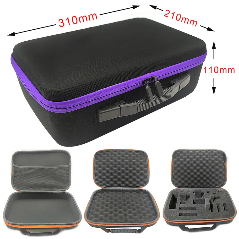 DIY Foam Hard Carry Case Storage Bag – Shockproof Travel Zipper Organizer for Camera & Outdoor Tool Accessories