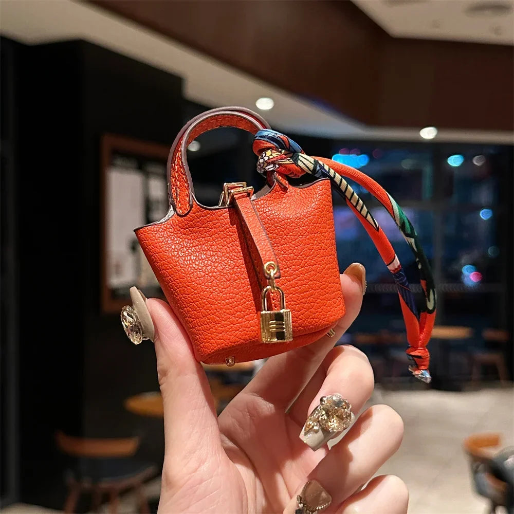 New Mini House Small Bag – Handheld Portable Bluetooth Earphone Bag, Zero Wallet, and Multifunctional Hand Rope Pouch