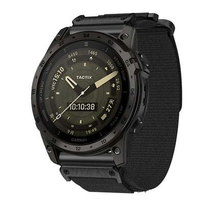 Rugged Nylon Quick Fit Watch Band — Compatible with Garmin Fenix E 8/7X/7/6/6X/5/5X/3HR