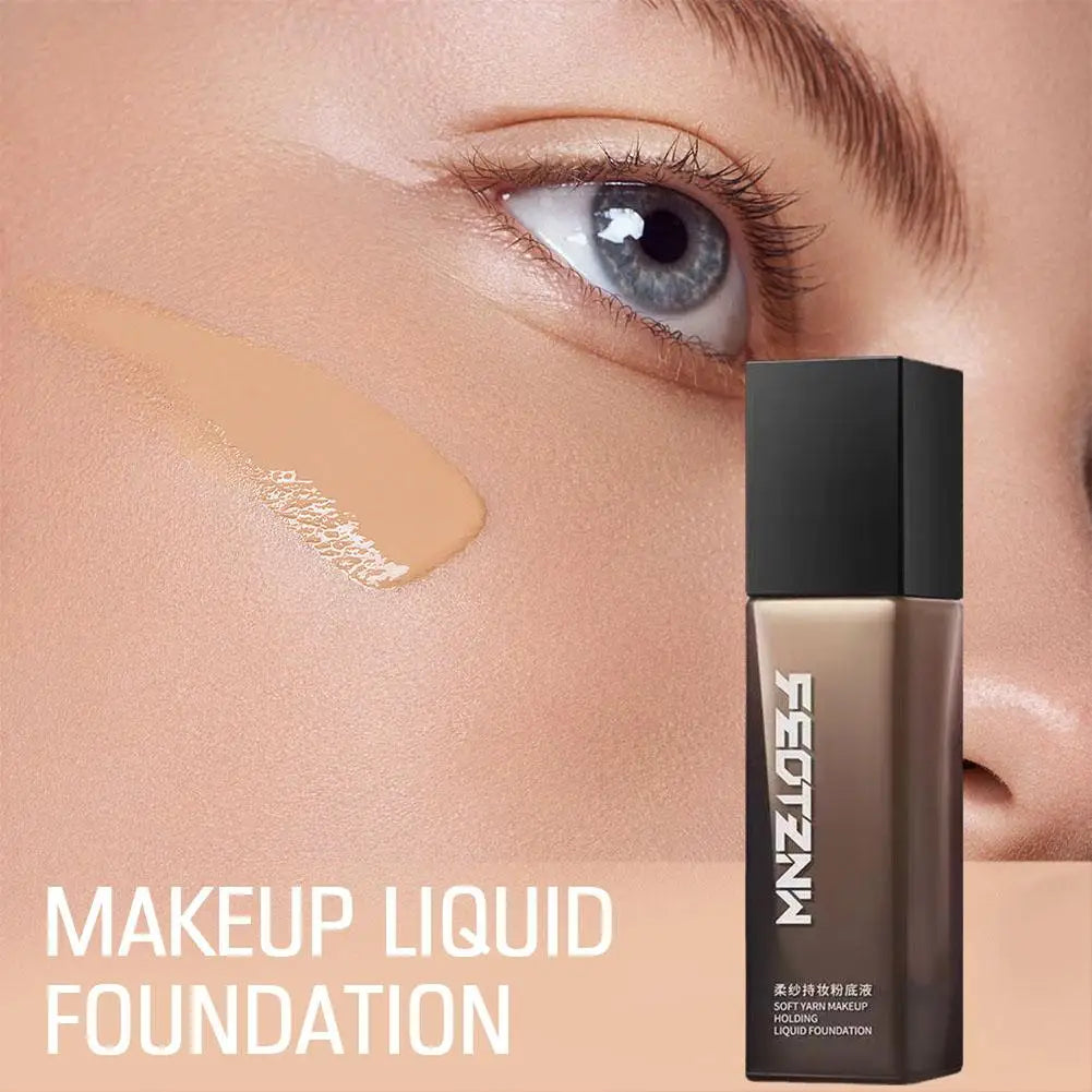 30g Liquid Foundation – Full Coverage, Waterproof & Hydrating Makeup for Natural White Longwear Face Concealer Care