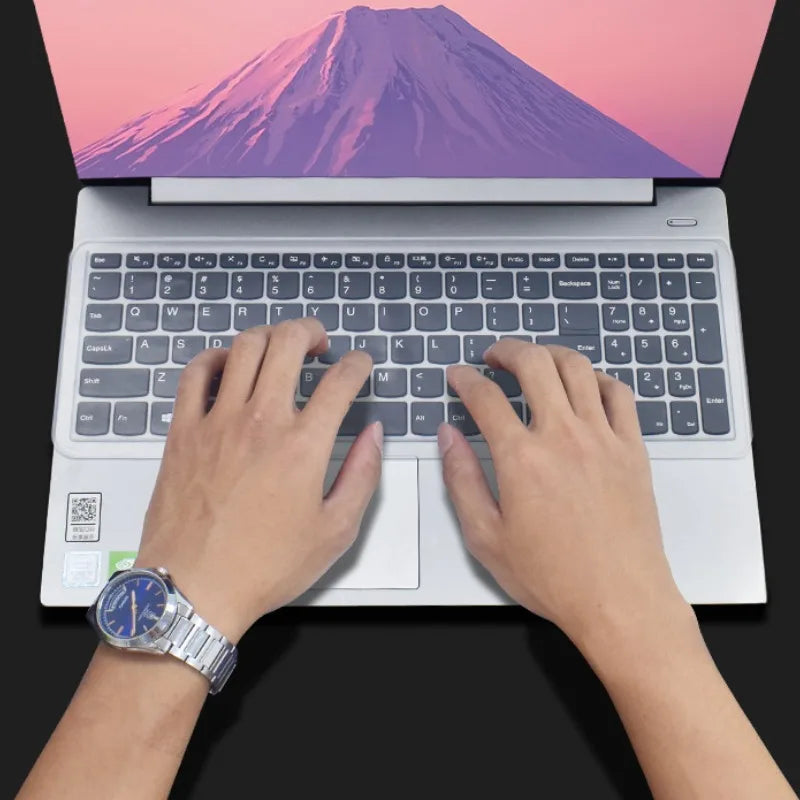 Universal Silicone Laptop Keyboard Cover Protector – 12–17 Inch Dustproof Keyboard Skin for Notebook Computers