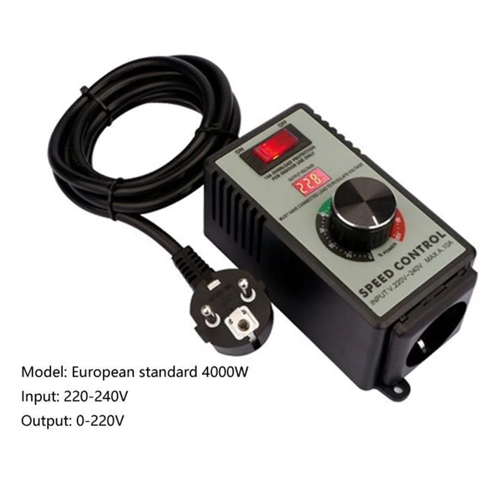 Angle Grinder Speed Controller Switch for Hand Drill & Polishing Fan - Stepless Motor Speed Control for Industrial Automation