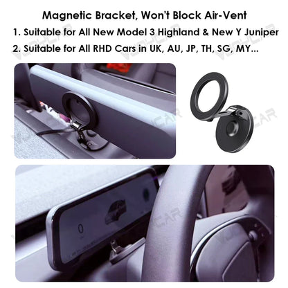 Gen 2 9.6" Instrument Display for Tesla Model 3 & Y – Blind Spot Reminder with OTA Upgrade, Juniper Dashboard