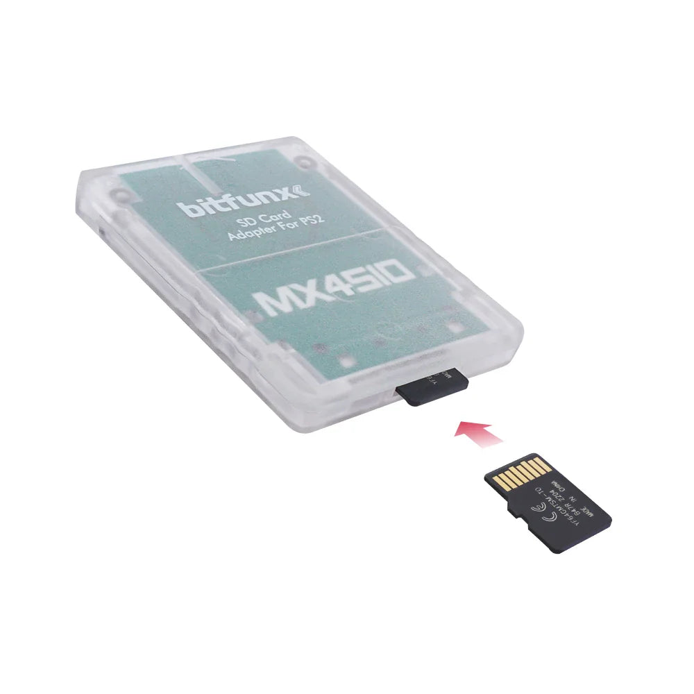 MX4SIO SIO2SD TF/SD Card Adapter – Memory Card Reader for PS2 Game Consoles