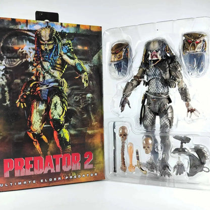 NECA Shaman Ahab Ultimate Scout Warrior Action Figure – Lost Battle Feral Jungle Hunter Predator Collector Toy