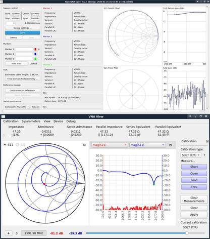 3GHz NanoVNA V2 Vector Network Analyzer — Shortwave Antenna Analyzer HF VHF UHF 10KHz–3GHz