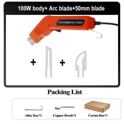 Electric Foam Cutter Hot Knife – Polystyrene, Styrofoam, Fabric, and Rope Cutting Tool for DIY Projects