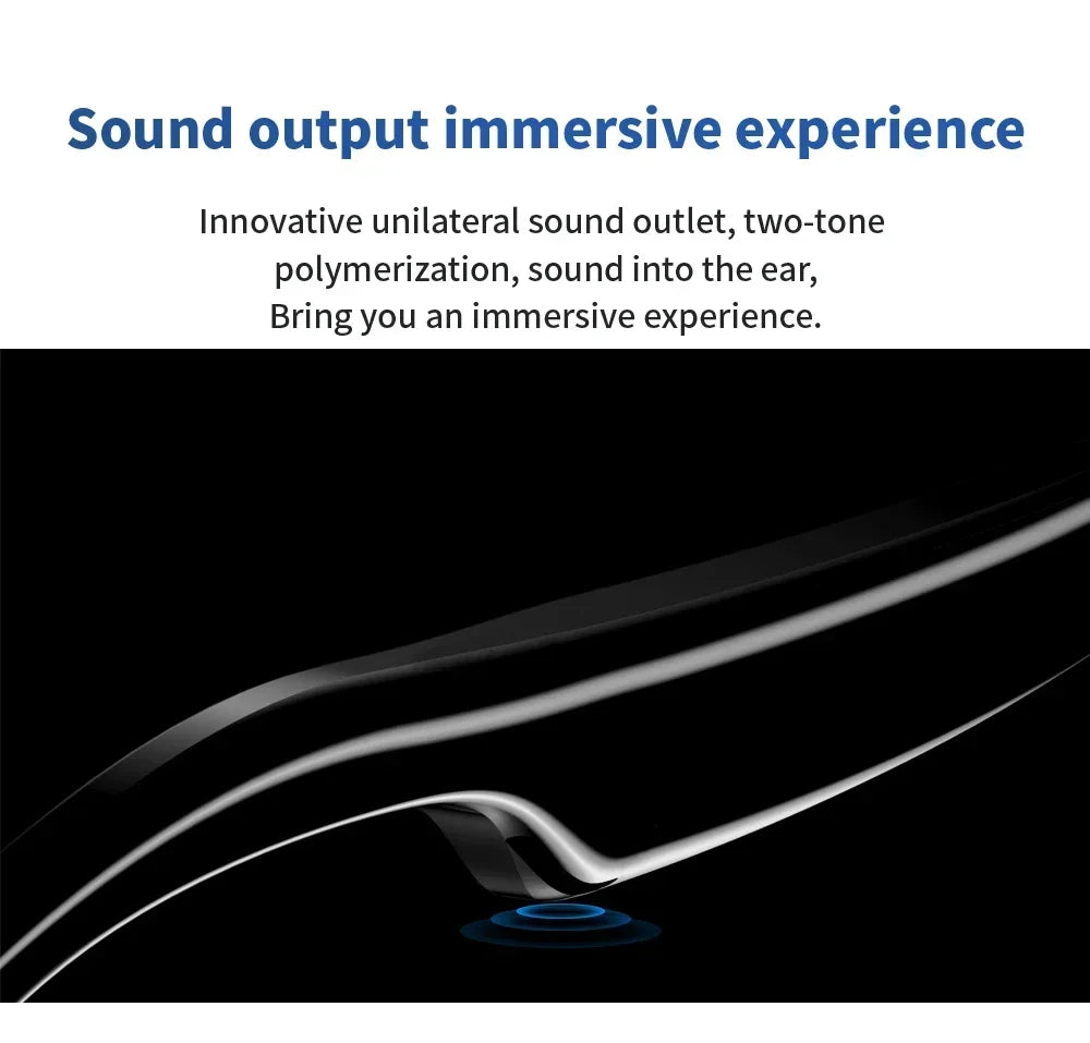 Hiwego Smart Glasses – Blue Light Filtering Polarized Lenses with Audio, Built-in Mic, Speakers, Touch & Voice Assistant for Music