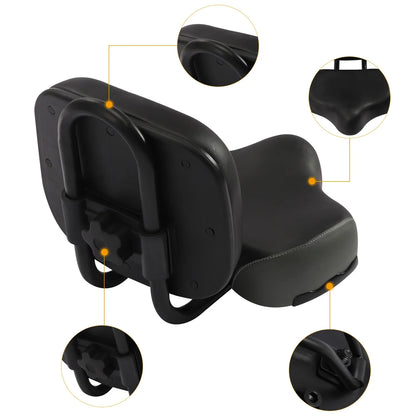 Universal Bicycle & Tricycle Comfort Saddle Seat Cushion with Backrest