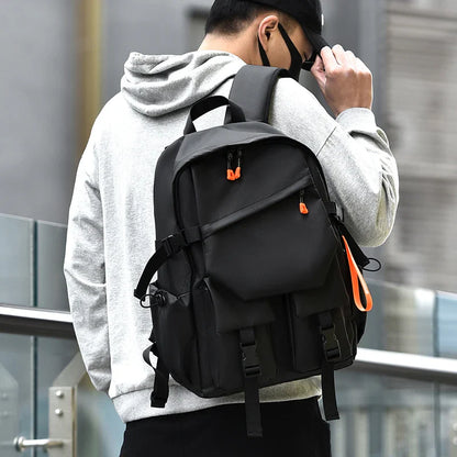 Luxury Men’s Backpack — High-Quality 15.6" Laptop Bag, Waterproof Travel & School Backpack, High-Capacity Fashion Bag