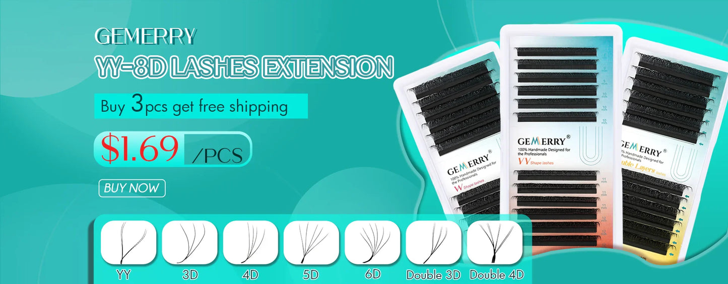 GEMERRY 10ml 2-in-1 Lash Bond & Seal Glue — Waterproof Long-Lasting Adhesive for DIY Cluster Eyelash Extensions