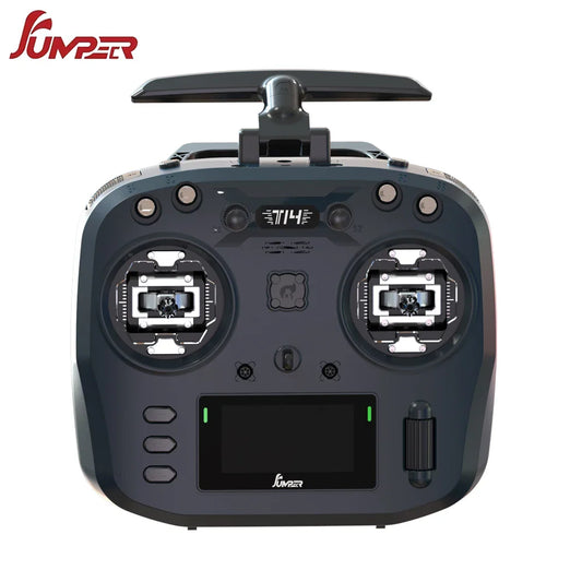 Jumper T14 ELRS Remote Control – 2.4GHz/915MHz, 1W, CNC Hall Sensor Gimbals, OLED Display for FPV Drone