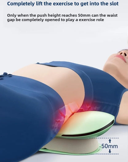 Electric Lumbar Traction Device Massager – Adjustable Intensity with Heat Function, Inflatable Back Stretcher