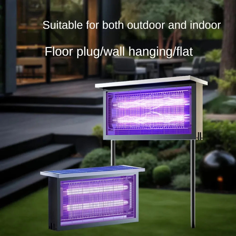 JOYINLED Solar Mosquito Killer Lamp – IP65 Waterproof Outdoor UV Insect Trap Light for Garden, Yard & Patio with Metal Flame-Retardant Design