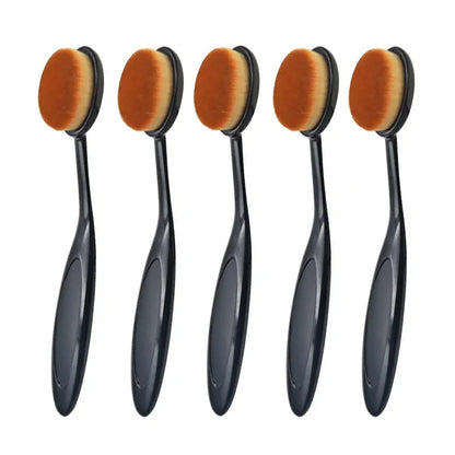Large Toothbrush Shape Foundation Brush Set (1/2/5/10PCS) – Even Makeup Application Tool for Cream & Powder Cosmetics