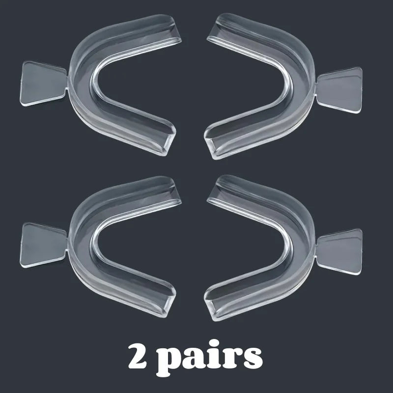 1-4 Pair Unisex Silicone Teeth Aligner – Invisible Dental Tray for Whitening, Straightening & Nighttime Care