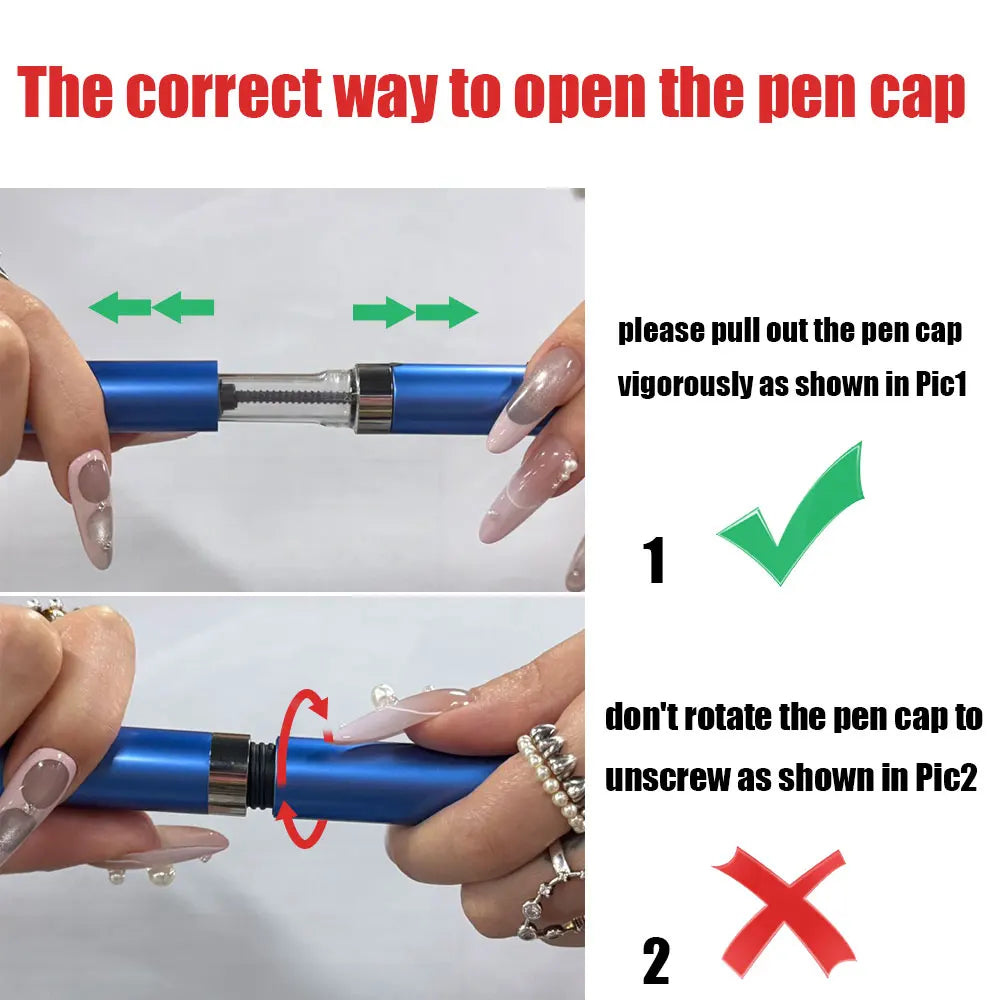 Magic Pen Tattoo & Insulin Cartridge — 3ml Empty Cassette Bottle for Lilly Insulin Injection Pen & Medical Aesthetics