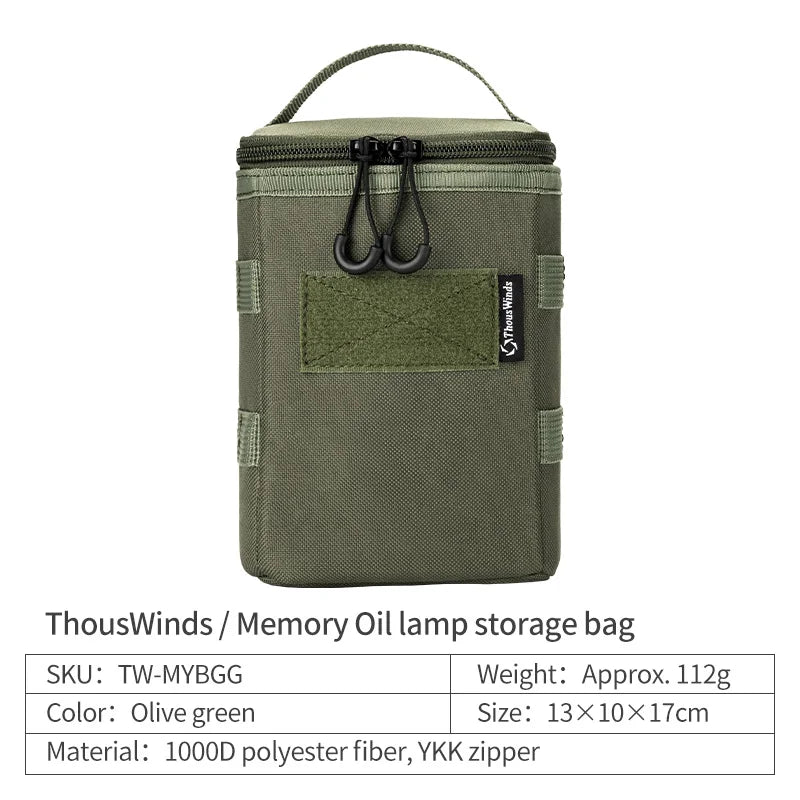 Thous Winds Memory Mini Oil Lamp – Portable Retro Camping Lantern for Hike, Picnic, and Backpacking
