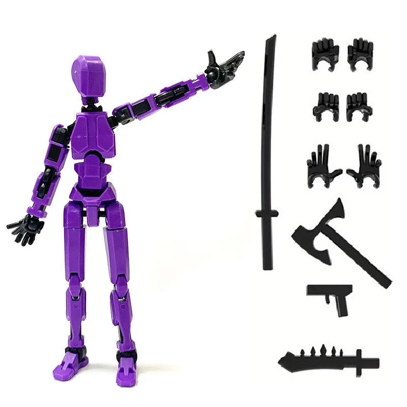Titan 13 Action Figures – 3D Printed Multi-Jointed Movable Lucky 13 & Nova 13 Collectibles
