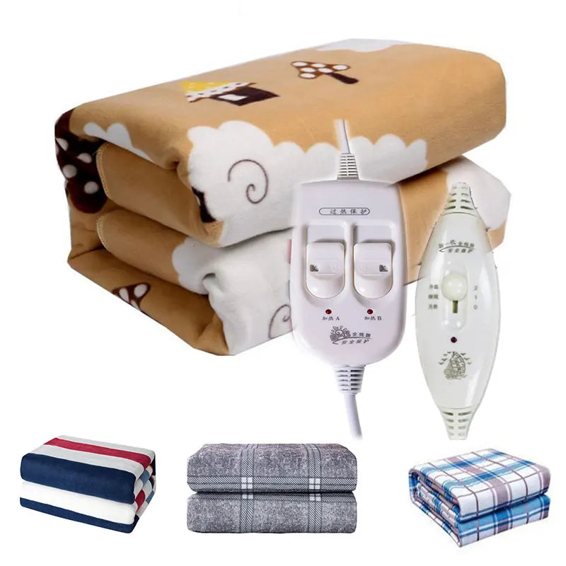 Electric Blanket 110-220V – Smart Control Heated Blanket for Winter, Electric Heating Carpet & Mat