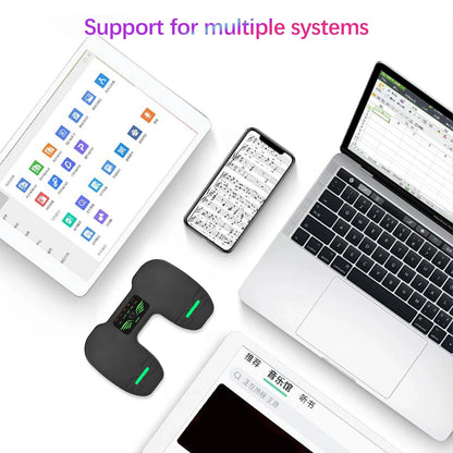 Wireless Bluetooth Page Turner Pedal — Rechargeable Foot Controller for Tablets & Smartphones