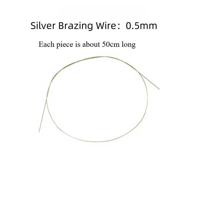 Silver Solder Wire Sheet - Jewelry Repair Welding Supplies for Rings & Bracelets DIY Crafts