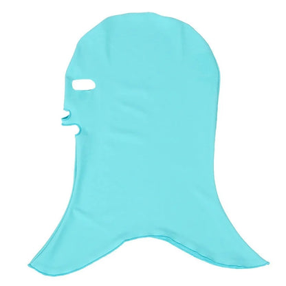 3-Hole Full Face Swim Mask - Unisex Summer Balaclava for Swimming, Surfing & Beach Sun Protection