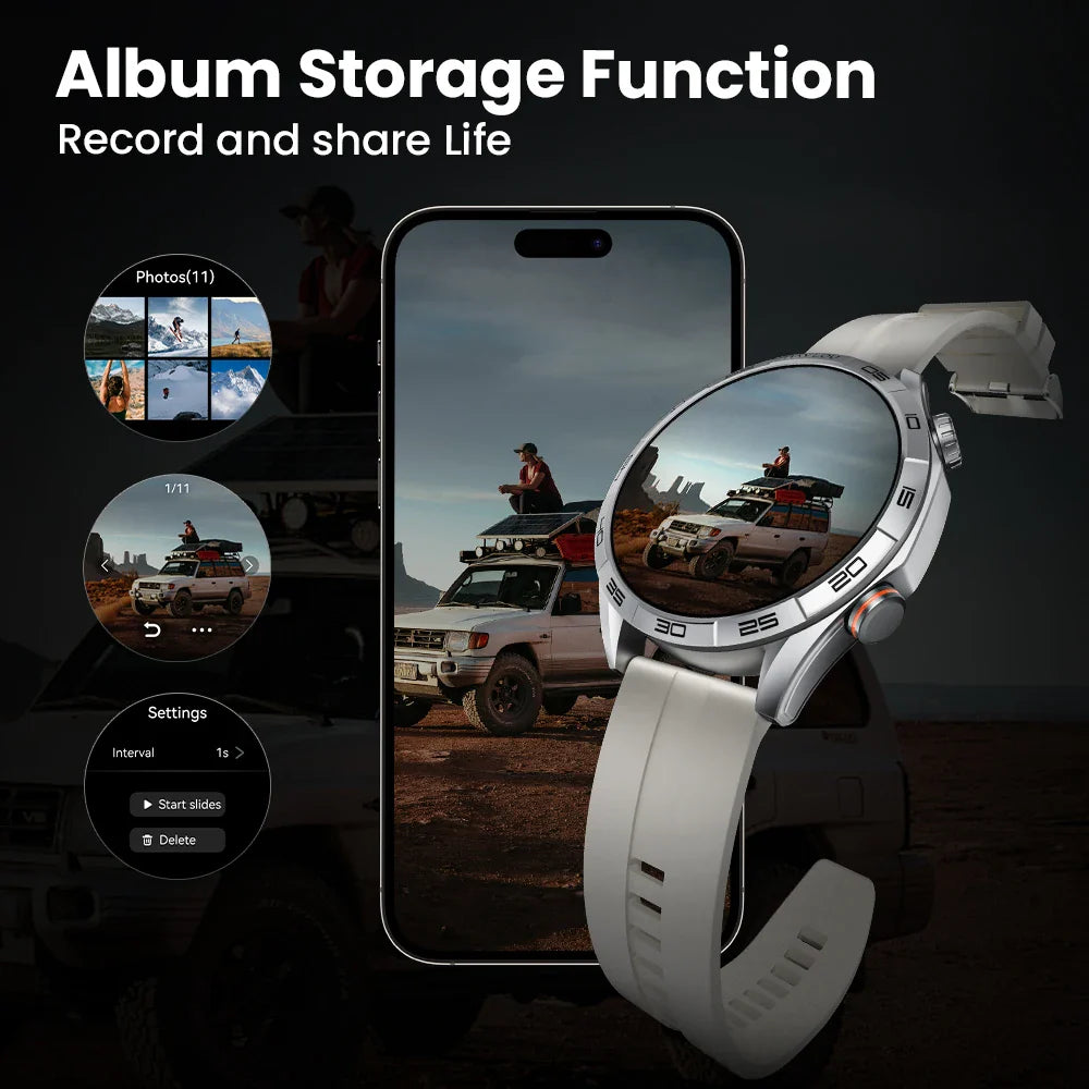 HAYLOU Solar 5 Smartwatch — 1.58" AMOLED, Voice Calling, 24H Health & Sports Tracker for Men