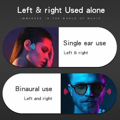 T75 Bone Conduction Headphones - Bluetooth 5.3 Wireless Sports Earphones HiFi Sound Waterproof TWS Headset
