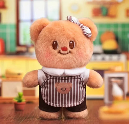 Butter Bear Wardrobe Series Blind Box – Cute Action Figure Doll Keyring Mystery Toy for Kids & Birthday Gifts